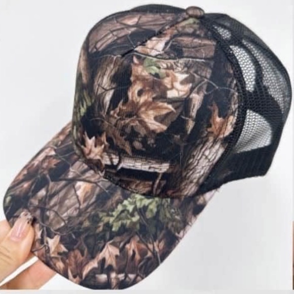 Camo Trucker Hat - Picture 1 of 7